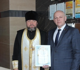 Епископ Лидский и Сморгонский Порфирий посетил предприятие «Конус»